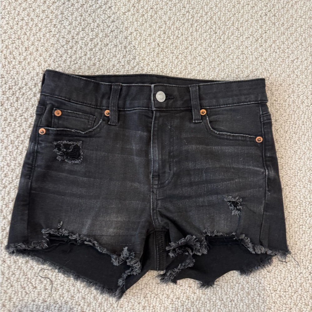 American Eagle Outfitters Black Jean Shorts